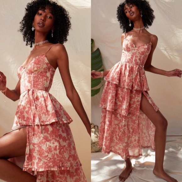 V. Chapman Dresses & Skirts - V. CHAPMAN Margherita Midi Dress in Apple Blossom Sz 2